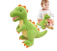 Bkljkf Jouet en peluche au motif de dinosaure, doux et mignon, coussin pour enfant, fille, bébé, anniversaire, Pâques, parc, aventure, cadeau pour fils, fille