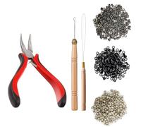 Bkljkf Kit d'outils d'extension de cheveux pour débutants | Pince d'extension pour cheveux plus longs | Accessoires de coiffure pour femme à la maison, fête, mariage, danse, apparence, fête