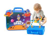 Bkljkf Kit d'outils pour - Jeu Multifonction réaliste avec Facteur Amusant - Établi de Jeu avec Accessoires | Jeunes Filles Voiture Famille école Maison créativité entraînement cérébral