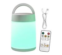 Bkljkf Lampe de nuit de la lanterne, lampe de nuit pour,Télécommande + lampe de pépinière touchée 10 couleurs Lumière bébé | Lanterne de chevet portable intelligente, éclairage de bureau pour pour le
