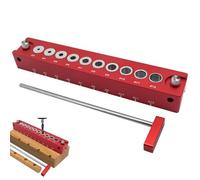 Bkljkf Magasins de travail du bois, instructions de perçage des trous, kit de jig pour le travail du bois, accessoires d'outils électriques, positionneur de travail du bois, trous de précision pour