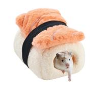 Bkljkf Nid pour Hamster,Niche Douillette en Forme De Sushi Mignon pour Animaux - Maison Chaude Hivernale Confortable pour Hamster,pour Dormir Câlins Cachette Nain Chinchilla
