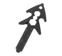 Bkljkf Outil multifonction d'extérieur - 8 en 1 - Avec tournevis, règle et clé - Outil d'aide pratique et stable - Équipement de survie pour homme et femme