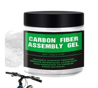 Bkljkf Pâte d'assemblage carbone | Graisse Lubrifiante Multifonctionnelle pour Vélo,Gel Adhérent pour Guidon,pour Cyclisme sur Route et VTT pour Hommes, Application sur