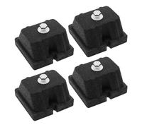 Bkljkf Patins Anti-Vibrations | 4 Pièces Patins Antichoc et Anti-Bruit Caoutchouc pour Pompe à Chaleur | Support Isolateur Renforcé pour Unité Extérieure Climatiseur Système HVAC Pompe à Chaleur