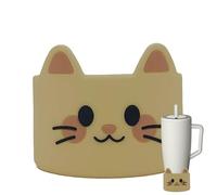 Bkljkf Pochettes pour Tasses à café, Porte- en Silicone avec Motif Animal, Support Isolant, pour thé, café, Voyage, Maison, Boissons Chaudes et Froides