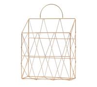 Bkljkf Porte-documents mural - Organiseur de documents vertical en fil de fer pour porte de salle de bain et chambre à coucher