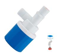 Bkljkf Régulateur de niveau d'eau Robinet flotteur - Vanne d'arrêt automatique avec flotteur à bille compact - Tuyau automatique et intelligent - Accessoires intégrés pour jardins, étangs, piscines