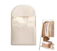 Bkljkf Sac de penderie, vêtement pour armoire - Housse anti-poussière - Sacs à vêtements avec fermeture éclair auto-compression - Fermeture à suspendre - Organisateur de lutte pour la maison et la