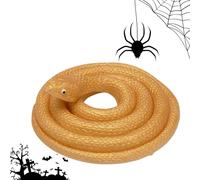 Bkljkf Serpents Jouets Qui Ont l'air réels, Jouet Serpent réaliste 31,5 Pouces, Accessoires de Farce effrayants pour la fête du Poisson d'avril d'halloween, Accessoires de Jardin Cadeau Gag