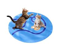 Bkljkf Tapis À Jouets pour Chat,Jeu Portable pour Animaux avec Balle Mobile,Jouets pour Chat D'Intérieur | Jeu pour Chaton pour La Maison L Extérieur Le Voyage Et La Famille