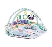 Bkljkf Tapis de jeu de salle de sport pour bébé - Tapis de jeu pour fille - Tapis de jeu sensoriel avec jouet - Tapis de jeu préscolaire pour rampant au sol pour cognition, sens de l'ouïe,