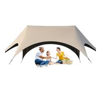 Bkljkf Toit de tente de camping - Accessoires de camping - Montage rapide - Abri de protection résistant au vent - Tonnelle robuste pour côté piscine, pique-nique, pelouse, terrasse, activités de
