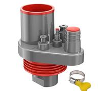 Bkljkf Tuyau de vidange pour évier de cuisine, kit | Adaptateur de canal pour fosse septique, cave commerciale, siphon de sol