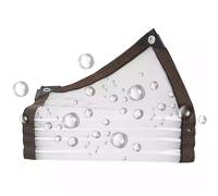 BKOOKYY Bâches Extérieur Imperméable 2.5x5m, Bâche De Protection À ŒIllets, Bâche Transparente Étanche, Antipoussière Pliable Anti-Déchirure Anti-Pluie Multifonctionnelle