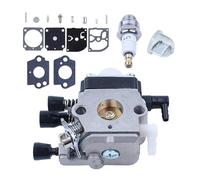 BKRZRN Carburateur adapté for FS38 HS45 FS45 FS46 FS55 C1Q-S186 avec kit de réparation de Joint de Membrane de carburateur, Bougie d'allumage, tronçonneuse