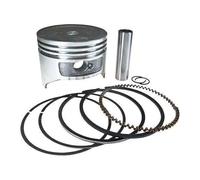 BKRZRN De Rechange Kit de Piston 60 mm for Tondeuse GXV120 118cc 4 Temps 4HP OHV Arbre Vertical HR194 214 215 Ensemble bagues Cylindre goupille Serrage