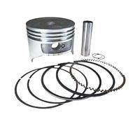 BKRZRN Kit de Pistons GXV120 60 mm for Tondeuse à Gazon 118 cm³ 4 Temps CV OHV Arbre Vertical HR194 214 215, Ensemble bagues Cylindre, goupille Serrage AB