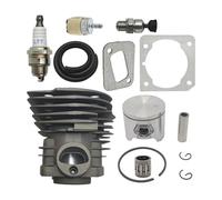 BKRZRN Kit de Segments Piston Cylindre 44 mm for tronçonneuse 350 346 351 353, Remplacement du Joint Filtre à Carburant décompression 503869971 W