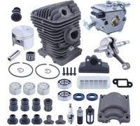 BKRZRN Kit de Tampon Piston et Cylindre for tronçonneuse 023 025 MS230 MS250, pièces d'origine De Rechange