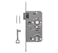 BKS KL-ES 2 Serrure à mortaiser pour porte de chambre Serrure à clé Serrure à serrure gauche + verrou avec fixation ToniTec KL-ES 2