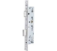 BKS Serrure à cadre tubulaire FH | Mandrin : 40 mm | Distance : 92 mm | Sécurité incendie | Protection contre le feu | Universel | B-18280, argent