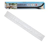 BKSAI 3Pcs Fermeture éclair magnétique pour moustiquaire de fenêtre - Ouverture facile de la fenêtre de toit - Ouverture magnétique blanc pour la pénétration fenetre - Accessoire Moustiquaire