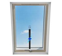 BKSAI 3PCS Moustiquaire Fenetre anti moustique sans Percage Adhésif Toile Moustiquaire jusqu'à 150X130 cm découpable individuellement Rideau anti mouch Barrage aux insectes