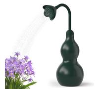 BKSAI Arrosoir Plante Interieur Arrosoir Bonsaï, Arrosoir Jardin en Forme de Gourde 650ML Arrosoirs avec Pommeau pour Plantes Délicates Fleurs Petites Plantes en Pot - Vert Foncé