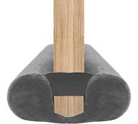 BKSAI Boudin de Porte Isolant Froid Double Dessous de Porte 75-90 cm - sans Colle - Bas de Porte Isolation Anti Bruit Poussière Stop à l'Air Froid Anti Souris Insectes