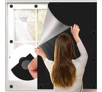 BKSAI Magnétique Store Occultant Fenêtre sans Perçage Store Occultant Tissu Isolation pour Fenêtre de Toit - Protection Solaire Film Occultants Fenetres Portable pour Bébé Chambre (100 * 145CM)