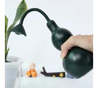 BKSAI Petit Arrosoir Plante Interieur Arrosoir Jardin en Forme de Gourde 325ML Petit Arrosoir pour Arroser d'une Main, Arrosoir pour Bonsaï Plantes Fleurs - Vert Foncé