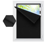 BKSAI Store Occultant sans Perçage Rideau Occultant Fenêtre en Tissu Protection Solaire et Intimité, 130X150CM Film Occultants Fenêtres Découpable et Portable pour Fenetre Toit Chambre Bureau Voyage