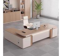 BKSAYAETou Bureau d'ordinateur administratif 78,74"/86,6", Un Bureau de Patron, de Directeur et de président en Forme de L Moderne, Simple et Luxueux, utilisé dans Le Salon