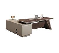 BKSAYAETou Bureau d'ordinateur administratif, Un Bureau Moderne Simple et Luxueux en Forme de L, Un Bureau de Directeur et de président, utilisé dans Le Salon