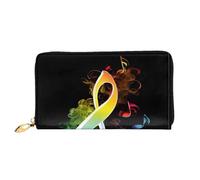 BKTRAVERPT Long portefeuille en cuir Corgi mignon avec fermeture éclair - Organiseur élégant de cartes de crédit, pochette pour homme et femme, portefeuille pour téléphone, Motif imprimé 3D, Taille