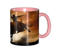 BKTRAVERPT Tasse à café humoristique et cool en forme de taureau - Tasse en céramique bicolore avec motif 3D | Cadeaux mignons pour homme, femme, bureau, travail