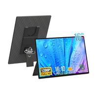 BKVOO Rallonge d'écran portable pour ordinateur portable - 16 pouces 1200p FHD Écran externe de voyage USB-C Port HDMI amovible Compatible avec Wins Mac Chrome Dex Phone