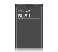 BL-5J Batterie Li-ion de rechange 1500 mAh pour Nokia 200, 201, 302, 5228, 5230, 5235, 5800, C3, Lumia 520, Lumia 525, N900, X1, X6