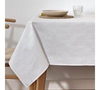 BL BELUM Nappe anti-taches taille 300 x 160 cm - Nappe anti-taches toucher extra douce couleur blanche - Nappe anti-taches Alamo 100 % fabriquée en Espagne