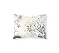 BL BELUM Taie d'oreiller Harry Potter modèle Hpotter doré beige - Taie d'oreiller Harry Potter taille 65 x 65 cm avec fermeture à rabat