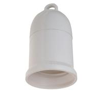 BL Douille lisse en résine E27 Blanc SO