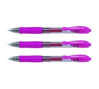 Stylo Gel Pilot G2 Grip Pointe moyenne Rose Rose G