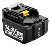 BL1430 Batterie pour Makita 14.4V Batteries BL1450 BL1430B BL1415 BL1440 195444-8 196388-5 avec lumières LED,14.4V 5.0Ah