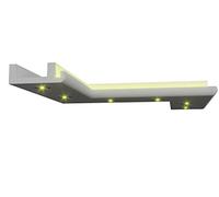 BL18 Profilé lumineux LED en stuc pour éclairage indirect de 2 m