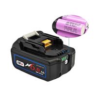 BL1860 6AH Compatible For Makita 18V Battery Power Tools Li-ion Replacement LXT BL1850 BL1840(6Ah battery 30Q)