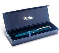 Bl2007 Energel Roller Gel Haut De Gamme Rétractable Pointe 0,7 Mm Corps Métal Mat Turquoise-Coffret Cadeau
