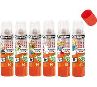 Bl6ba8adast- Boîte De 6 Bâtons De Colle Transparente Adhésive Stick Asterix En 8 G
