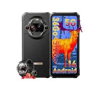 BL9000 Pro Téléphone Portable Incassable 5G,36Go+512Go,6.78 /8800mAh+120W/FLIR/Dual SIM/50MP/NFC Noir avec Blackview W50 Pro