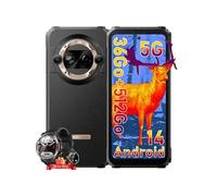 BL9000 Pro Téléphone Portable Incassable 5G,36Go+512Go,6.78" /8800mAh+120W/FLIR/Dual SIM/50MP/NFC Or avec Blackview W50 Pro